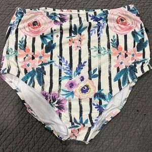 High waisted bikini bottoms